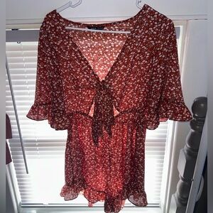 Floral Romper - M